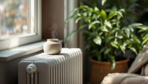 Questo semplice oggetto sul termosifone migliora l’aria in casa riducendo la secchezza ambientale