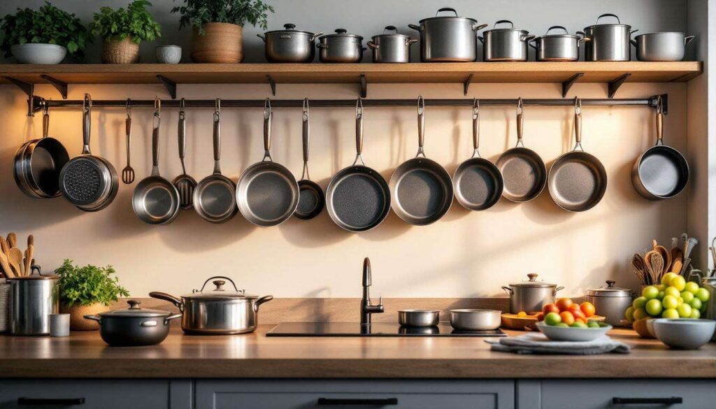 Come sistemare pentole e padelle senza pile: 2 strategie pratiche per una cucina più comoda