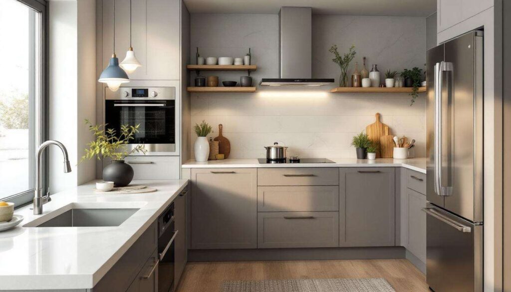 Questi semplici consigli permettono di ampliare una piccola cucina senza lavori, secondo i professionisti